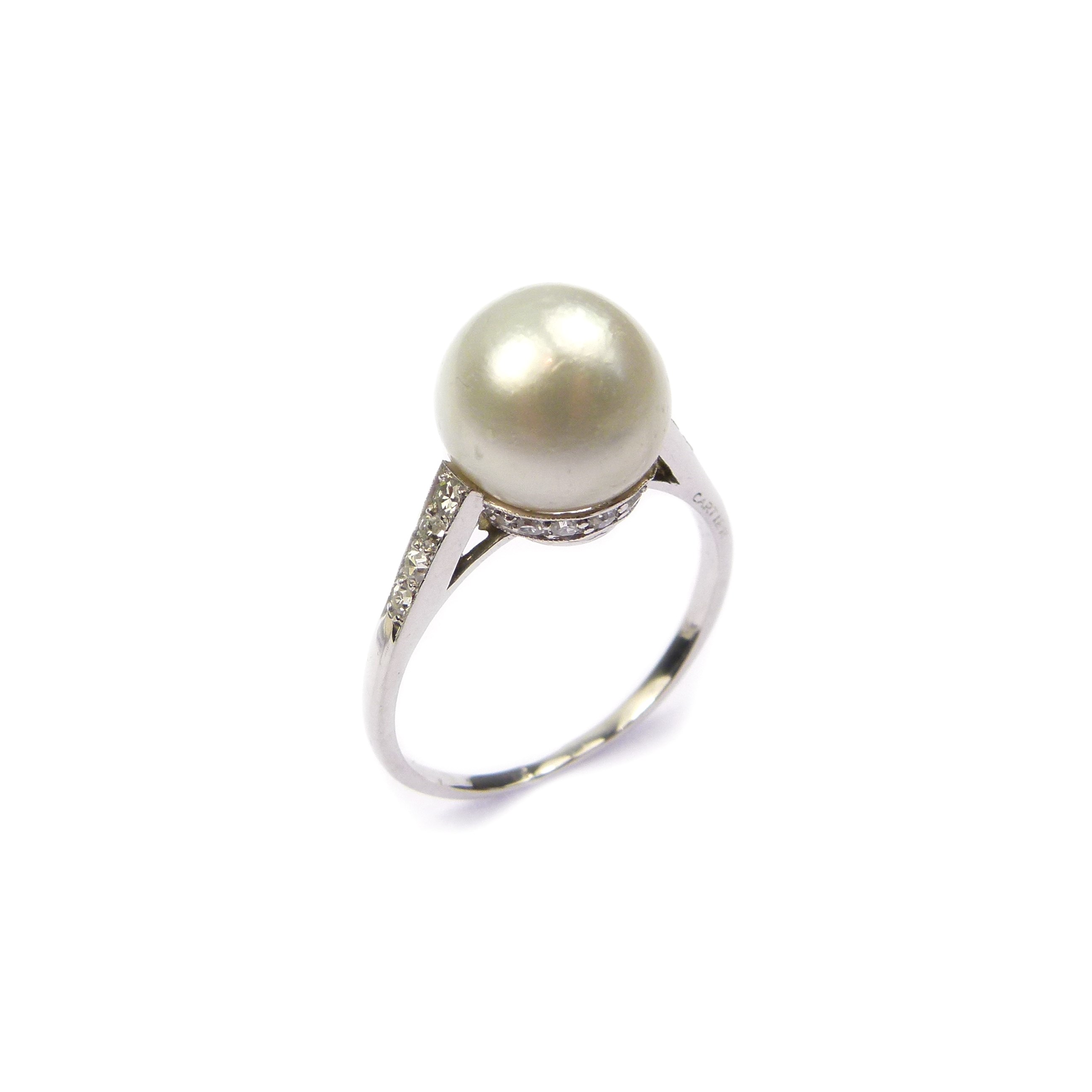 cartier pearl ring