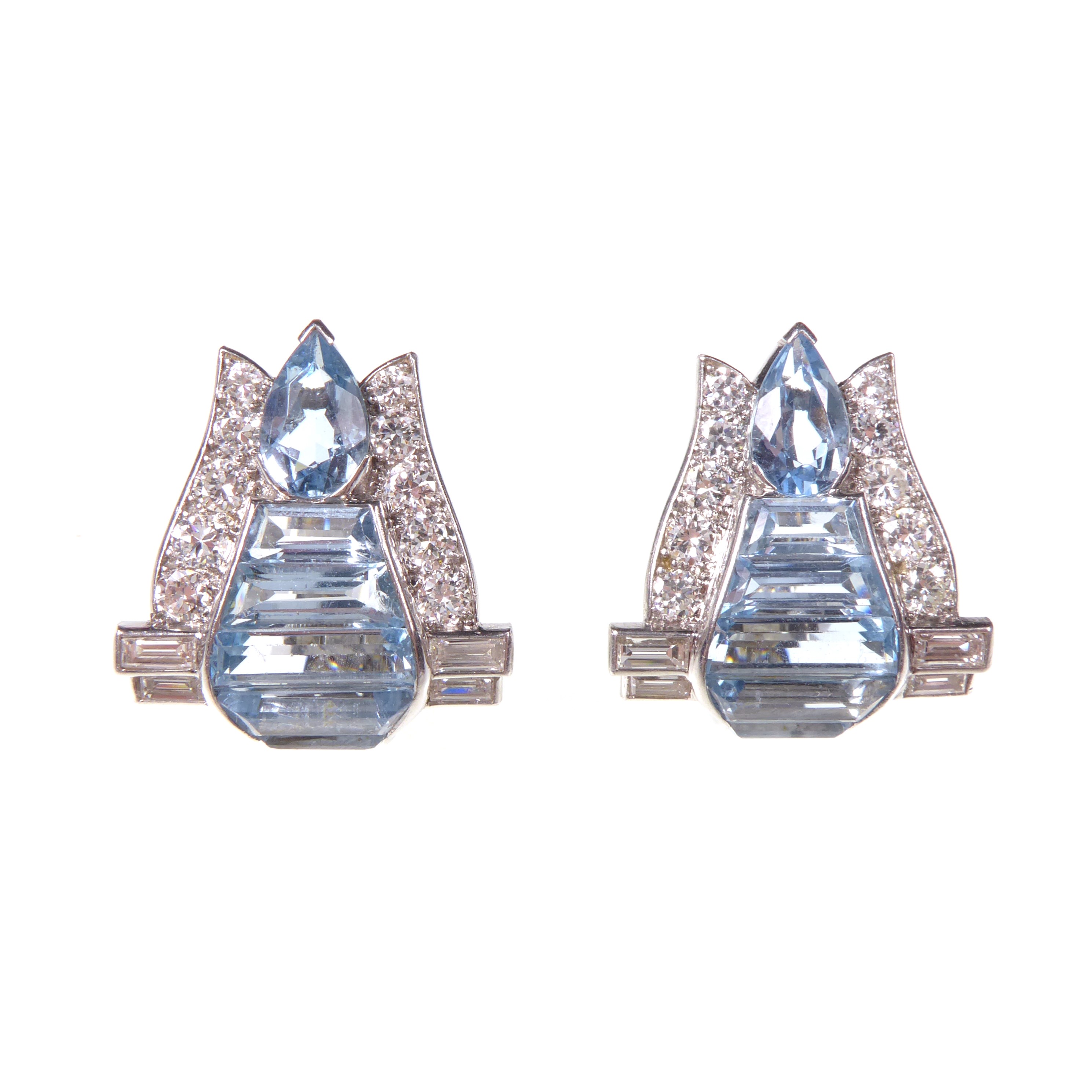 cartier art deco earrings