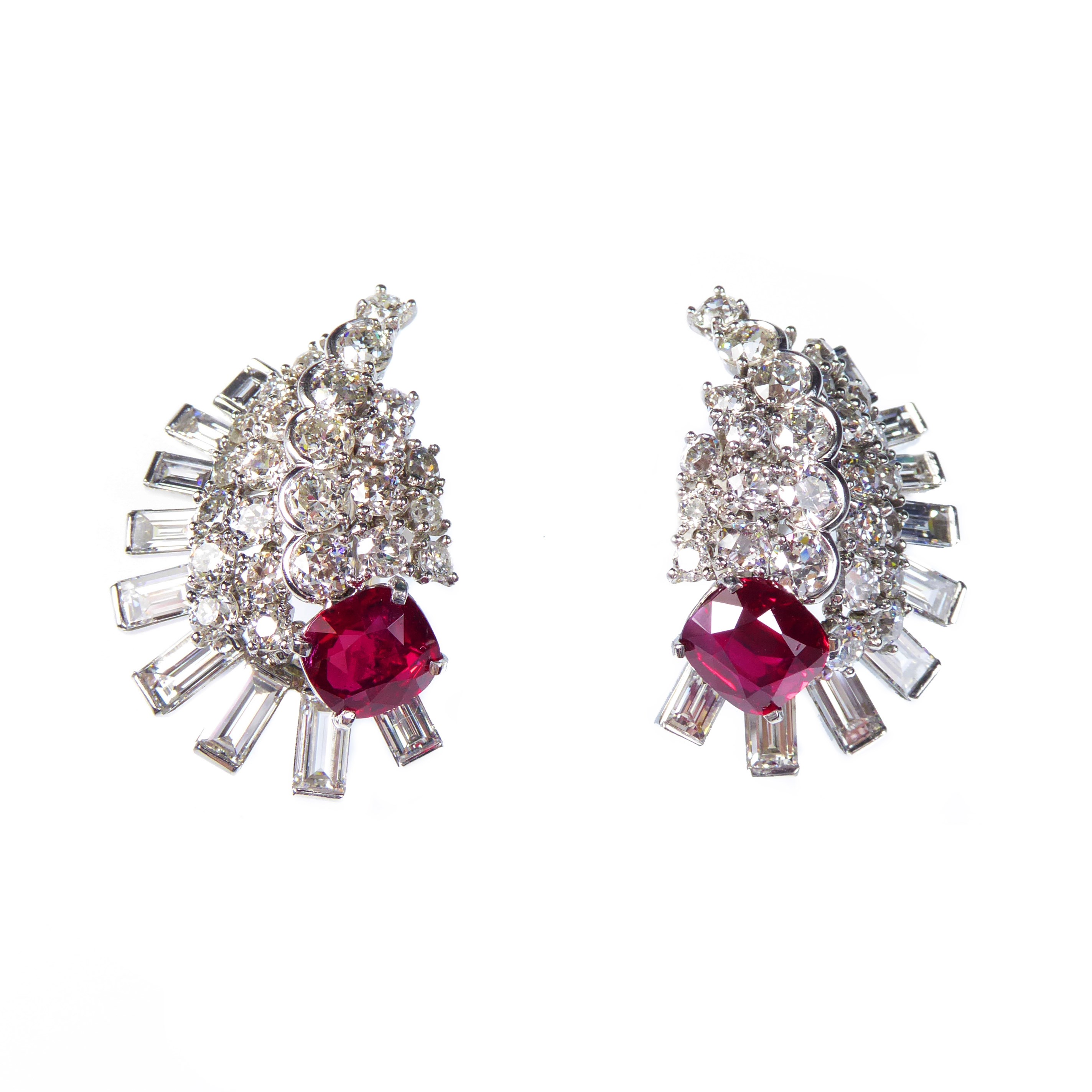 Cartier ruby online earrings